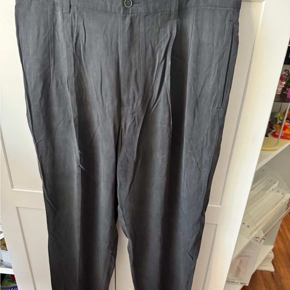 Tommy Bahama Men's Charcoal Gray Chinos